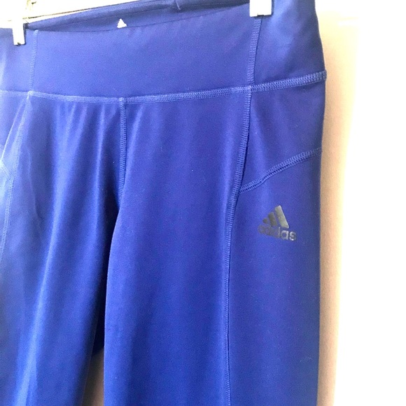 ADIDAS 🌟HOST PICK🌟 Capri Leggings - Blue Medium - Picture 7 of 12